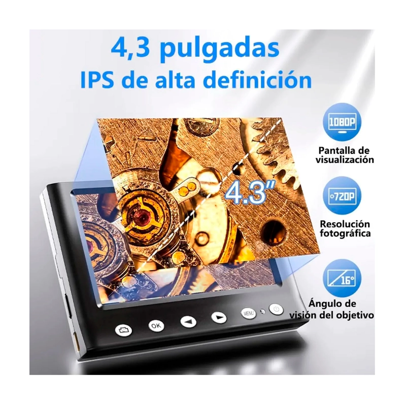 MICROSCOPIO DIGITAL USB 1000X BATERIA - 3