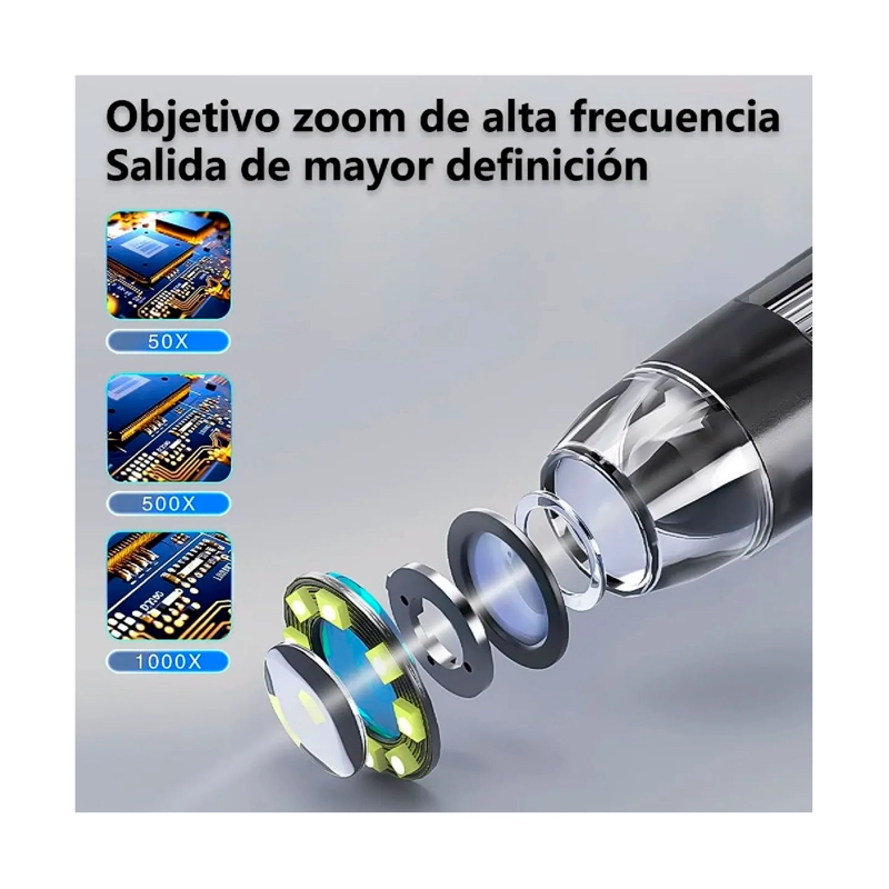 MICROSCOPIO DIGITAL USB 1000X BATERIA - 5