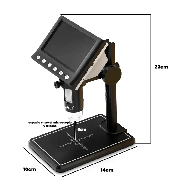 MICROSCOPIO DIGITAL USB 1000X BATERIA - 7
