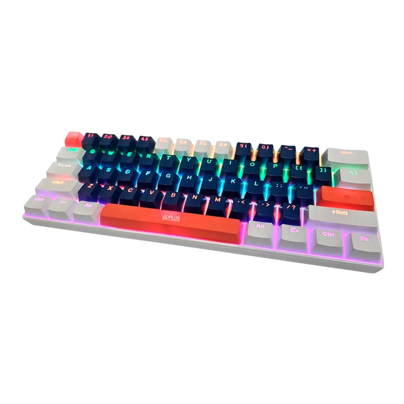 TECLADO MECANICO GAMER 60% RGB ESPAÑOL HOT-SWAP T60 USB-C - 2