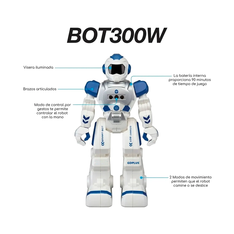 ROBOT INTELIGENTE PARA NIÑOS SMART CONTROL REMOTO/GESTOS - 4