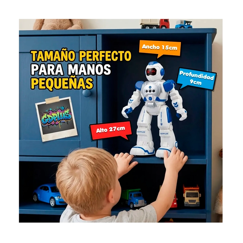 ROBOT INTELIGENTE PARA NIÑOS SMART CONTROL REMOTO/GESTOS - 8