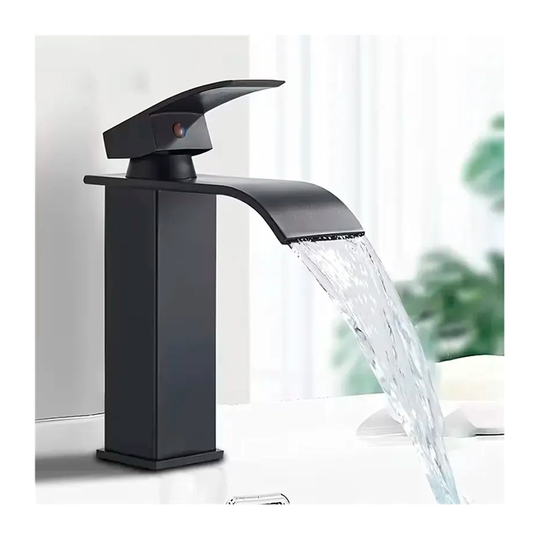 LLAVE MONOMANDO LAVAMANOS GRIFERIA BAÑO CASCADA MEZCLADOR - 7
