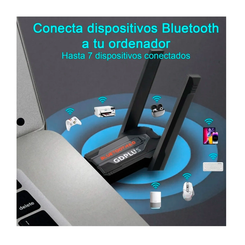 ADAPTADOR USB BLUETOOTH 6.0 COMPATIBLE DUAL-MODE - 3