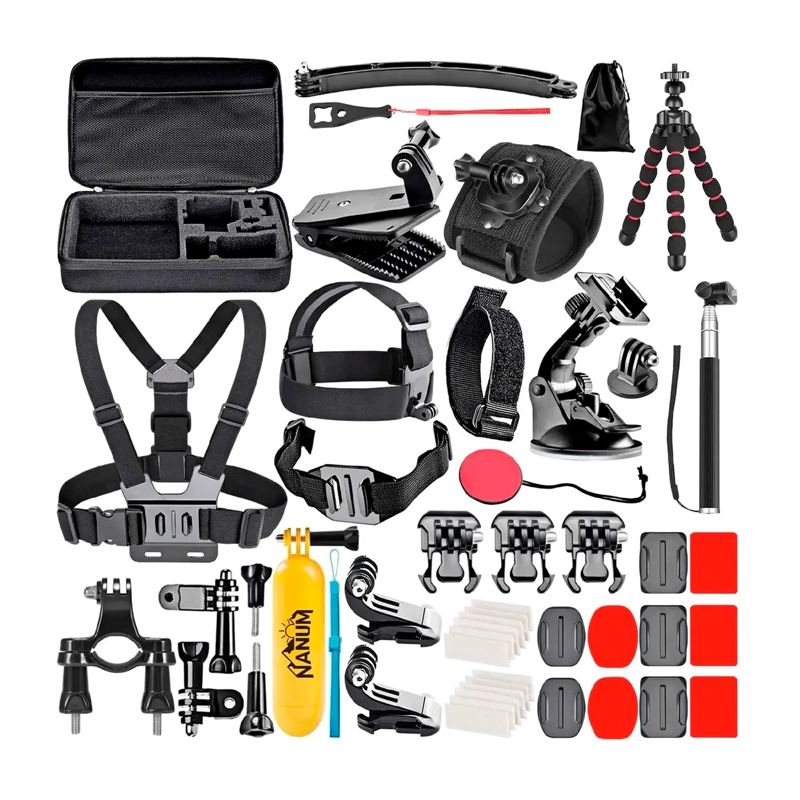 KIT DE ACCESORIOS 50 EN 1 PARA CAMARA DE ACCION - 1