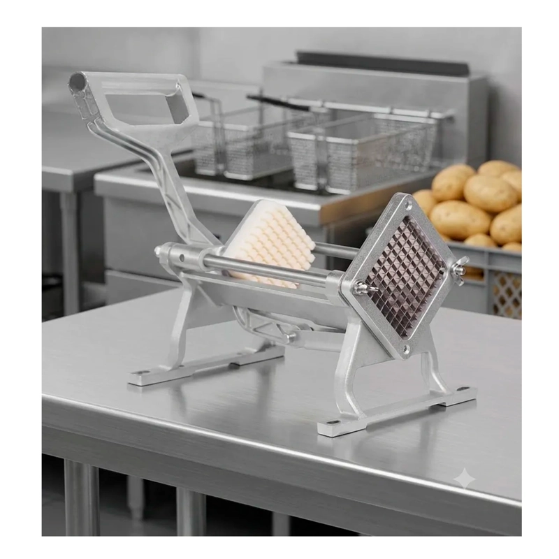 CORTADORA DE PAPAS MANUAL PICADORA DE BASTONES 3 CUCHILLAS - 7