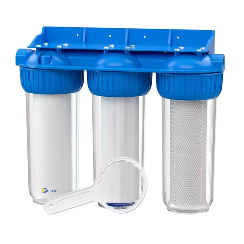 FILTRO DE AGUA 3 ETAPAS PURIFICADOR 10 PULGADAS 5 MICRAS - 1