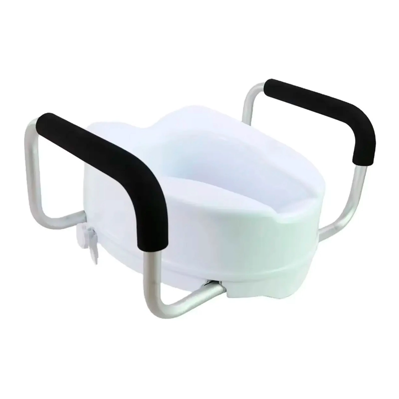 ASIENTO WC ELEVADOR 10CM CON APOYA BRAZOS - 1