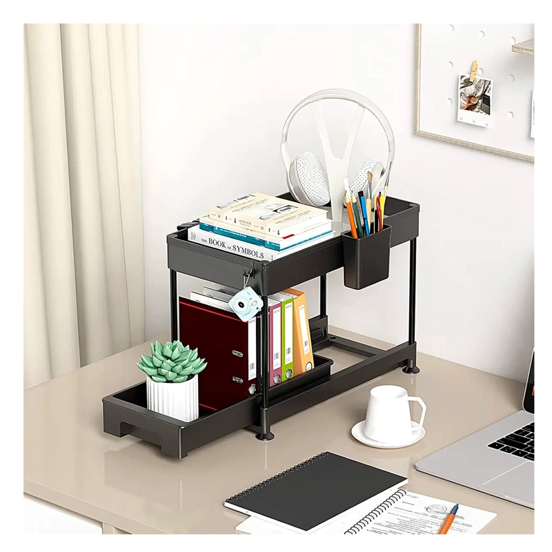 ORGANIZADOR MULTIFUNCIONAL DE COCINA BAÑO ESTANTE DESLIZANTE - 3