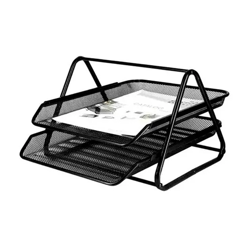ORGANIZADOR ESCRITORIO ARCHIVADOR BANDEJA OFICINA 2 NIVELES - 1