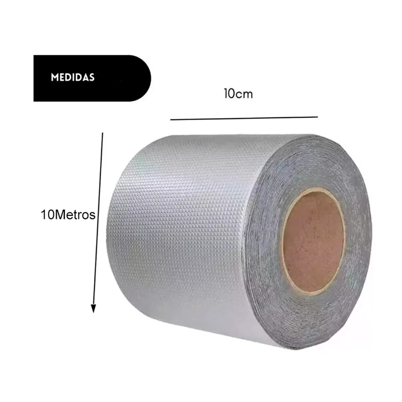 CINTA SELLADOR BUTILO TECHO GOTERA IMPERMEABLE 10CMX10MTRS - 3