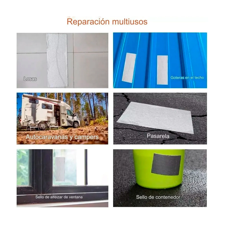 CINTA SELLADOR BUTILO TECHO GOTERA IMPERMEABLE 10CMX10MTRS - 4