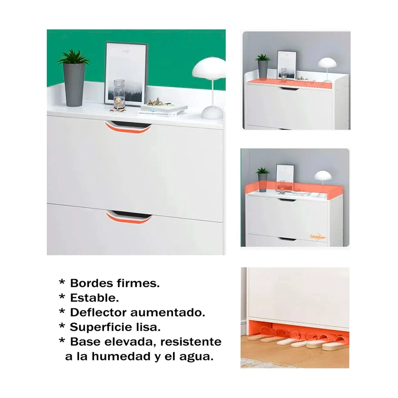 ORGANIZADOR MUEBLE ZAPATERO CAJONERA PARA ZAPATOS 3 NIVELES - 5