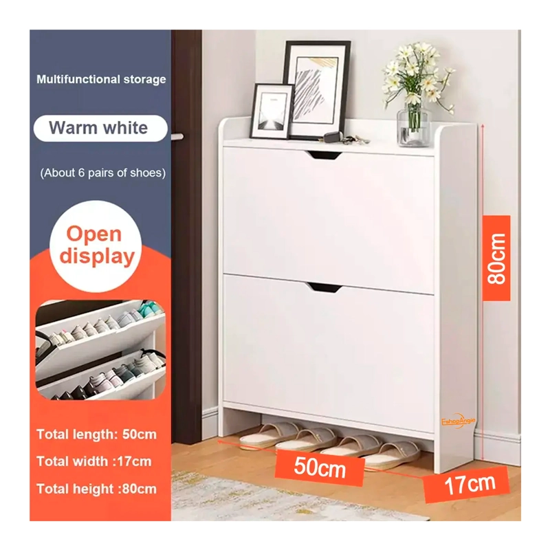 ZAPATERO MUEBLE CAJONERA ORGANIZADOR PARA ZAPATOS 2 NIVELES - 5