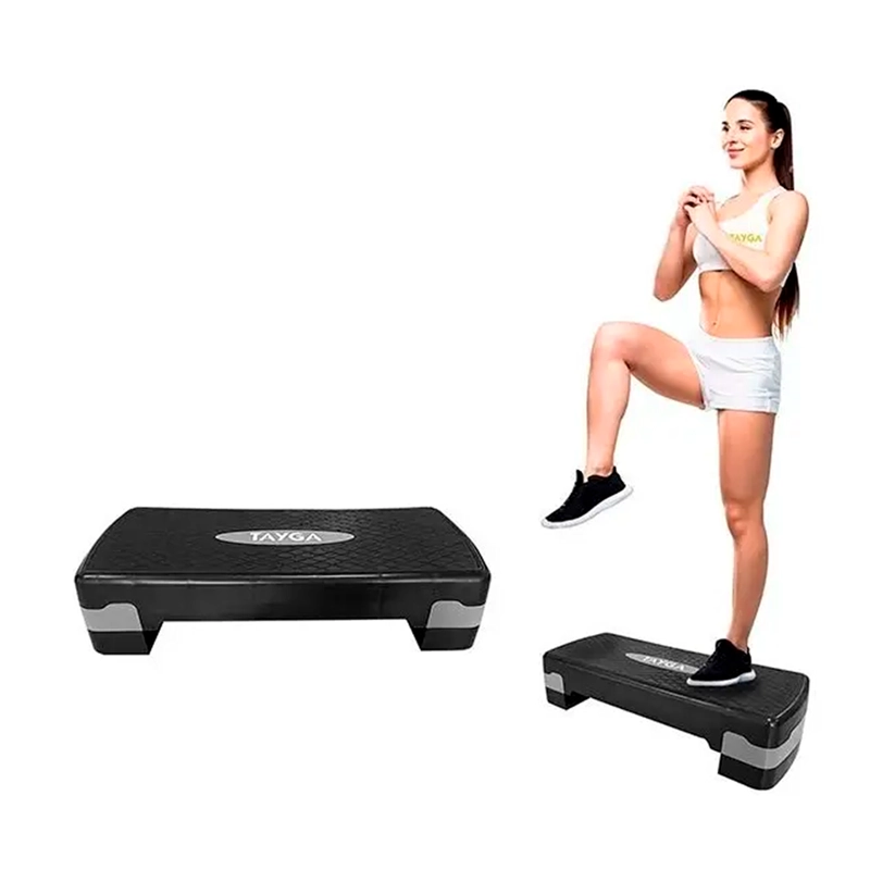 STEP AEROBICO 2 NIVELES ANTIDESLIZANTE PILATES FITNESS - 2