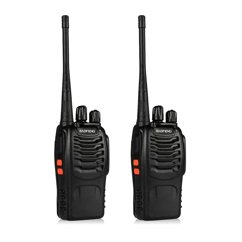 PACK 2 RADIO TRANSMISOR WALKIE TALKIE BF-888S MANOS LIBRE - 3