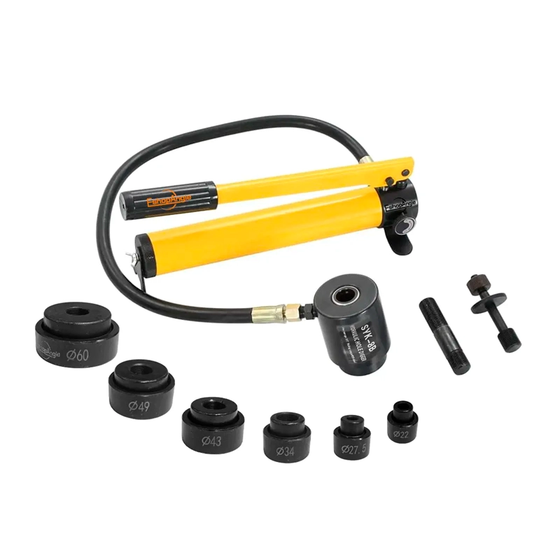 KNOCK OUT SACABOCADOS PERFORADORA HIDRAULICA DE TABLEROS 10T - 2