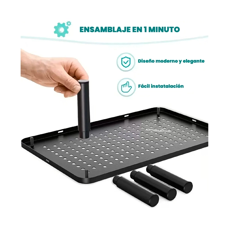 BASE MESA MONITOR ALZADOR 3 NIVELES AJUSTABLE NOTEBOOK PC - 2
