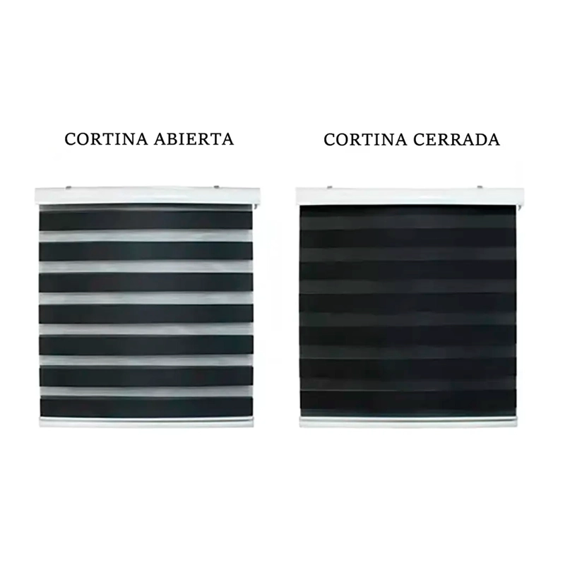 CORTINA ROLLER DUO ZEBRA DIA Y NOCHE PERSIANA 100X180CM - 13