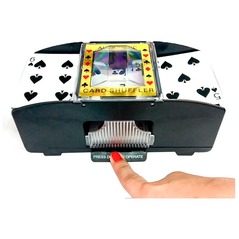 MEZCLADOR BARAJADOR DE CARTAS POKER A PILAS - 2