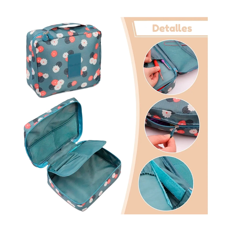 ESTUCHE CROCHET SILICONA ACCESORIOS PARA TEJER - 3