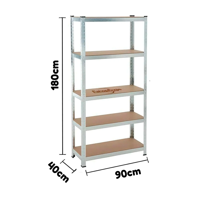 ESTANTE RACK METALICO GALVANIZADO180 X 90 X 40 5 NIVELES - 7