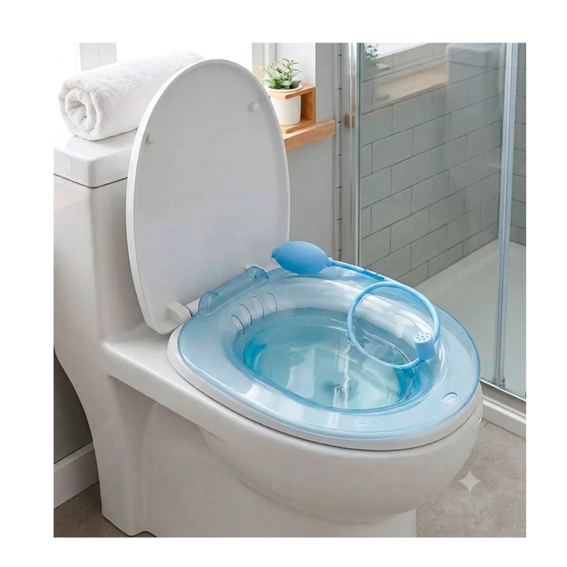 BAÑO ASIENTO BIDET PORTATIL POSTPARTO HEMORROIDES HIRRIGADOR - 7