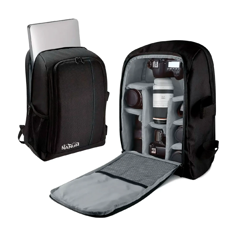 MOCHILA FOTOGRAFICA PARA CAMARA FOTOGRAFICA Y NOTEBOOK - 1