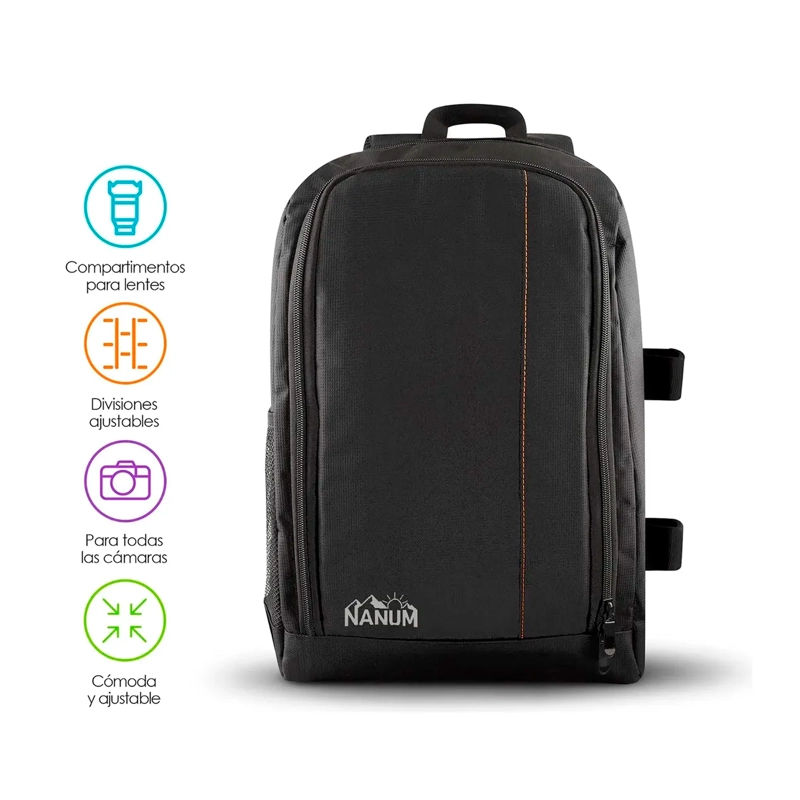 MOCHILA FOTOGRAFICA PARA CAMARA FOTOGRAFICA Y NOTEBOOK - 2
