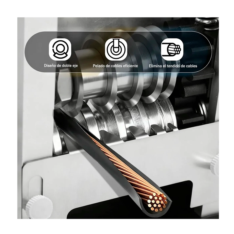 MAQUINA PELADORA DE CABLES PELACABLES MANUAL Y PARA TALADRO - 2
