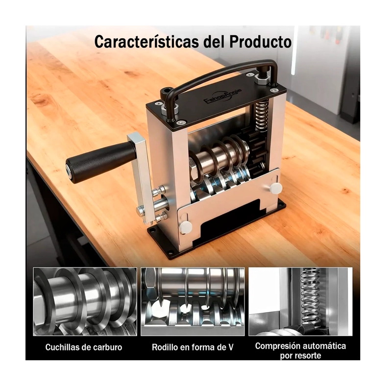 MAQUINA PELADORA DE CABLES PELACABLES MANUAL Y PARA TALADRO - 4