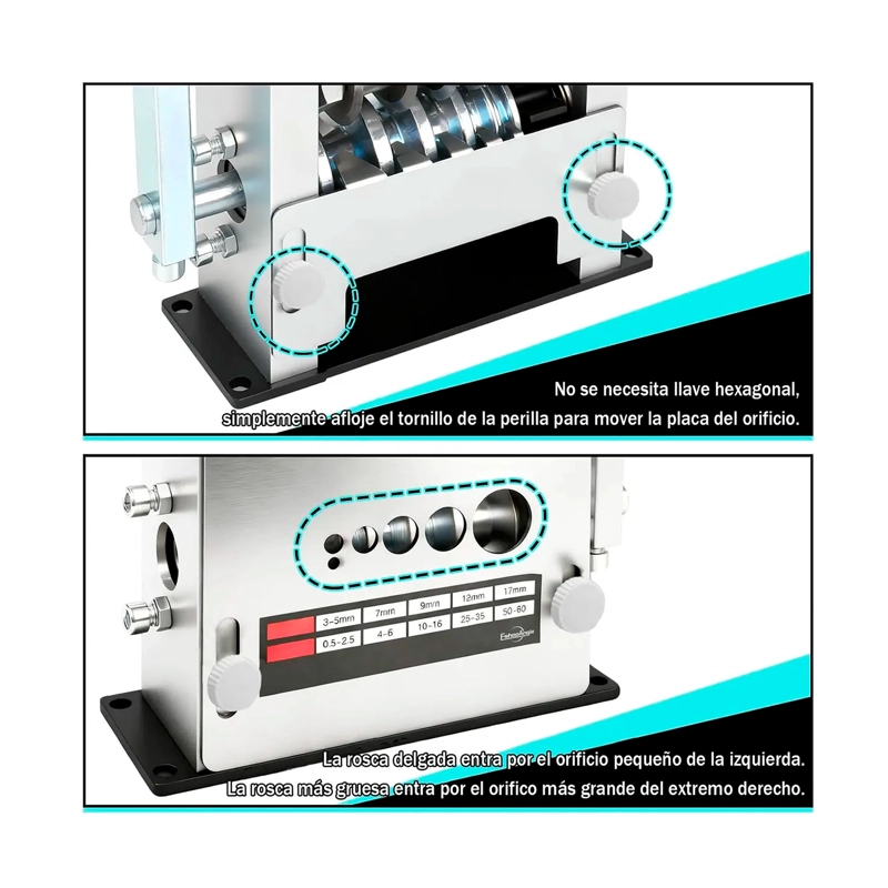 MAQUINA PELADORA DE CABLES PELACABLES MANUAL Y PARA TALADRO - 5