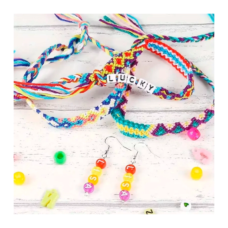 KIT DE ACCESORIOS PARA HACER PULSERAS Y ALHAJAS 4655PCS - 3
