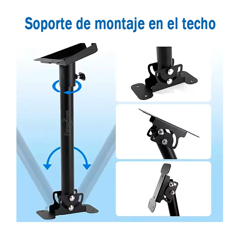 SOPORTE ESTABLE PARA ANTENA STARLINK KIT MONTAJE PARED TECHO - 2