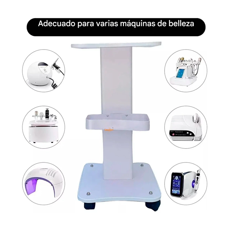 CARRO MOVIL PARA MAQUINAS DE ESTE TICAS CON BANDEJA - 2