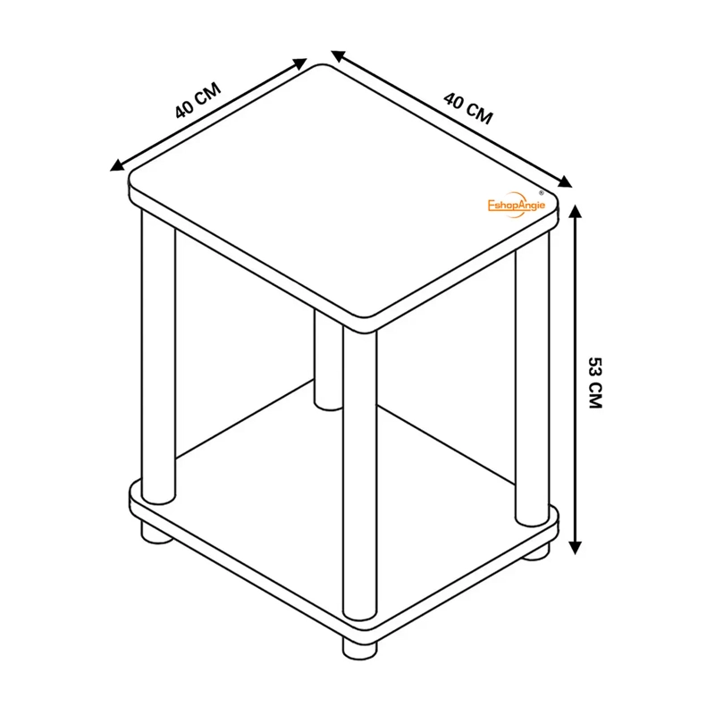 MESA DE CENTRO MINIMALISTA MADERA SALA DE ESTAR AUXILIA - 3