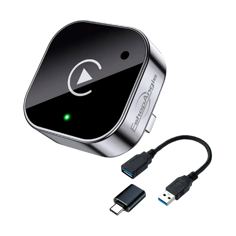 GENÉRICO ADAPTADOR AUTOMATICO INALAMBRICO 2 EN 1 PARA CARPLAY/ANDROID