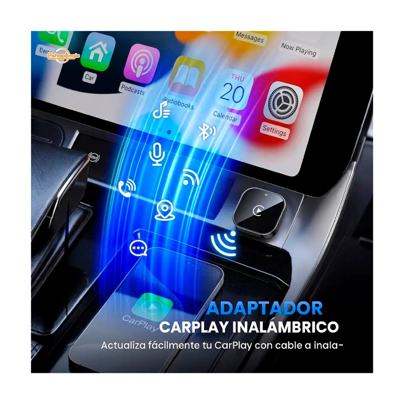 ADAPTADOR AUTOMATICO INALAMBRICO 2 EN 1 PARA CARPLAY/ANDROID - 2