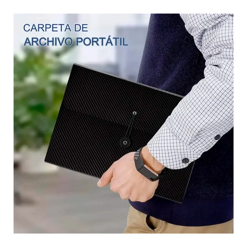CARPETA ORGANIZADORA A4 TIPO ACORDEON 13 FUELLES COLORES - 7
