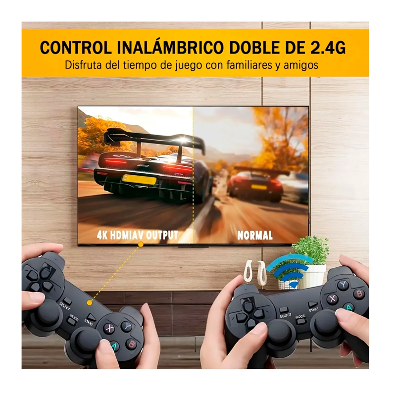 GAMER STICK 4K M8 LITE PARA TV CON MAS DE 20000 JUEGOS - 5