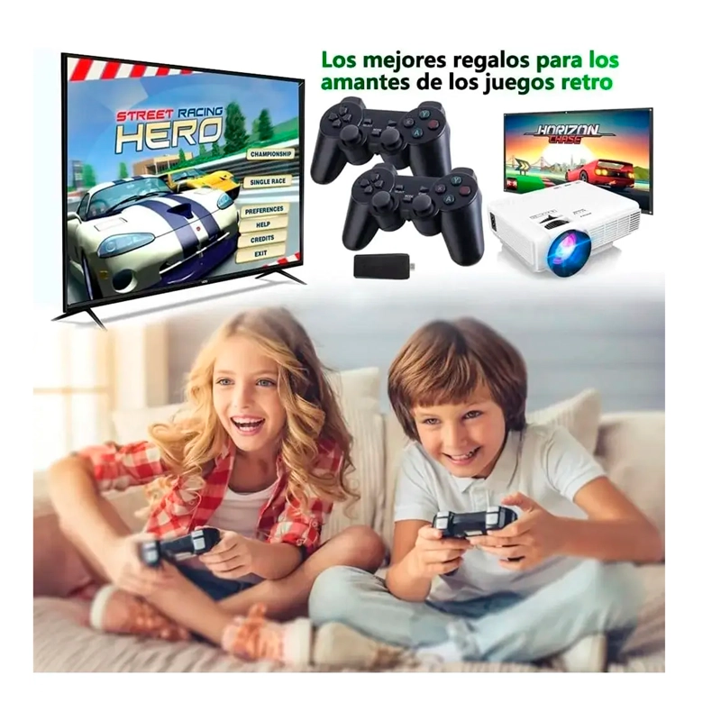 GAMER STICK 4K M8 LITE PARA TV CON MAS DE 20000 JUEGOS - 7