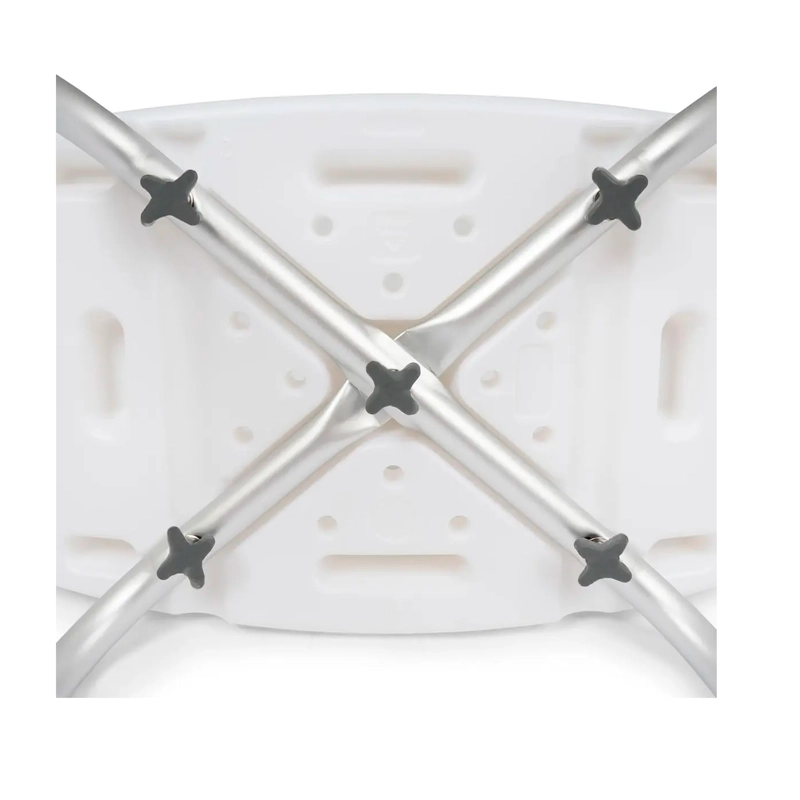 SILLA ASIENTO DE DUCHA SEGURIDAD ANTIDESLIZANTE REGULABLE - 4