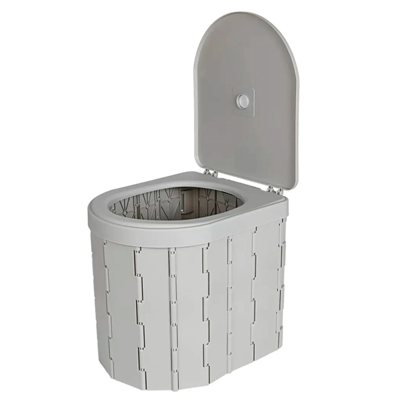 INODORO PORTATIL BAÑO PLEGABLE PARA CAMPING - 1