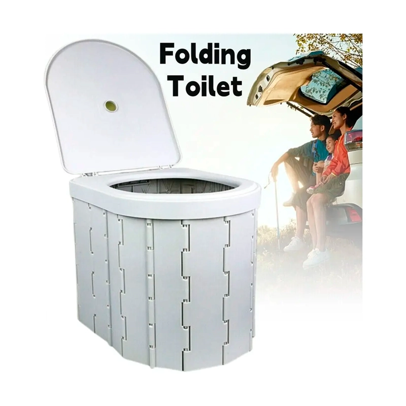 INODORO PORTATIL BAÑO PLEGABLE PARA CAMPING - 5