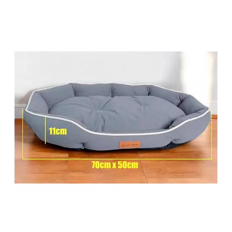 CAMA SUAVE PARA MASCOTAS PERROS Y GATOS TALLA L 70X50CM - 1