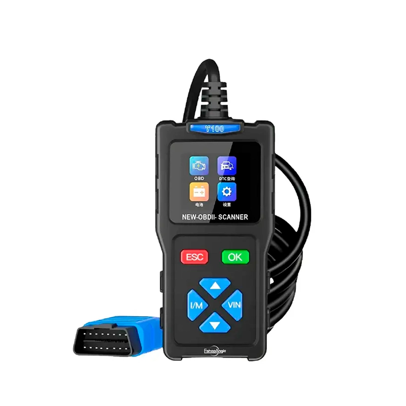 ESCANER AUTOMOTRIZ OBD2 T100 LECTOR DE CODIGOS MULTIMARCA - 1