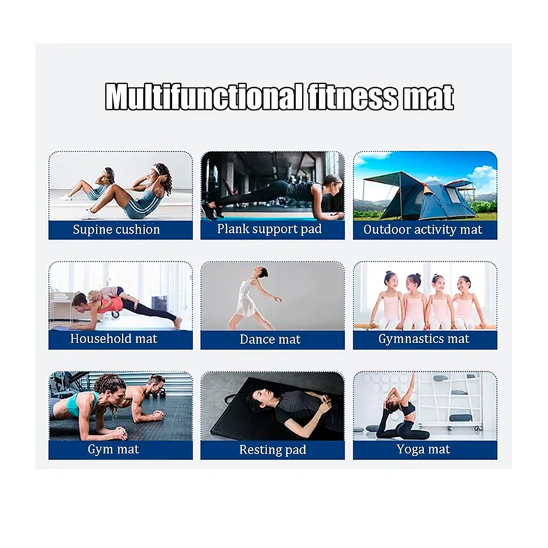 COLCHONETA DEPORTIVA LONA OXFORD 100X50X5CM PILATES / YOGA - 2