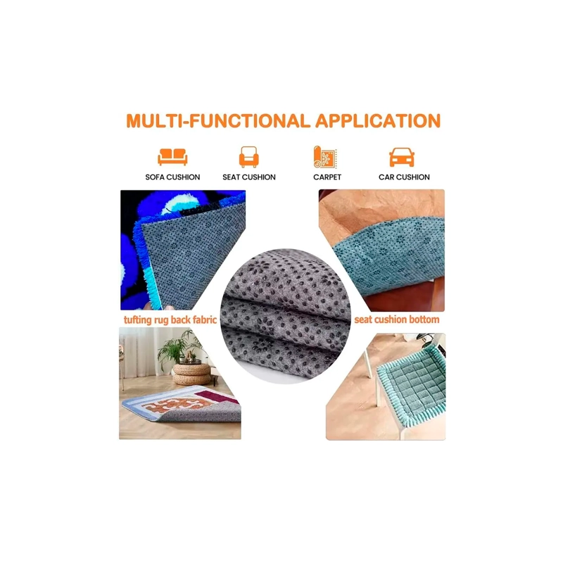 TELA MONJE TUFTING 2X2 MTS + TELA ANTIDESLIZANTE 2X2 MTS - 2
