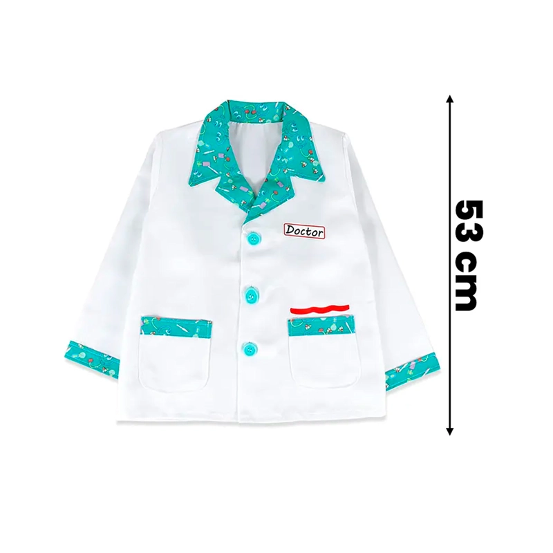 DISFRAZ DE DOCTOR CON ACCECORIOS PARA NIÑOS Y NIÑAS - 3