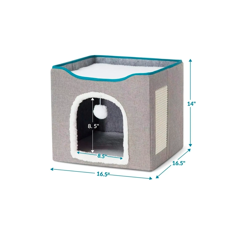CAMA CASA IGLU PARA MASCOTAS GATO Y PERRO PEQUEÑO - 2